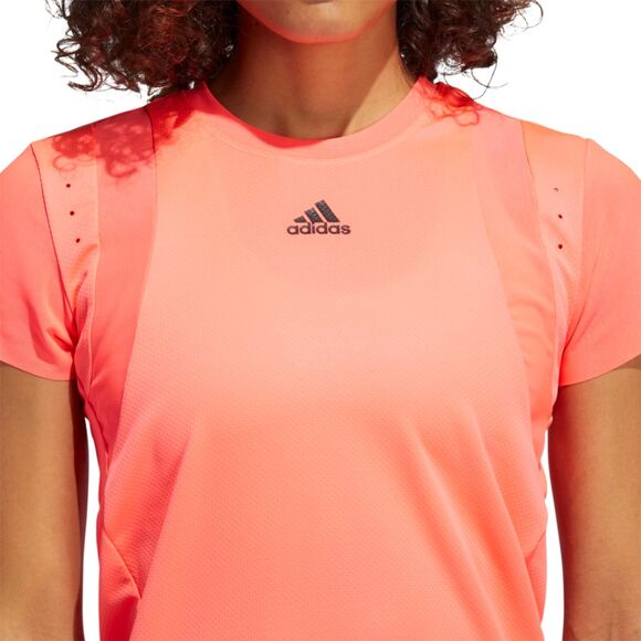ADIDAS HEAT.RDY TRAINING T-SHIRT in SIGNAL PINK - Picture 6 of 8